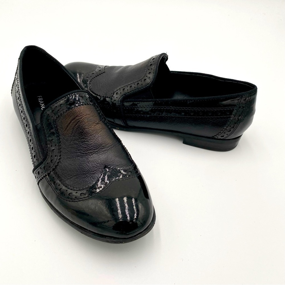 Franco Sarto Leather Slip On Oxford Flats Shoes Classic Business Loafers Size 6